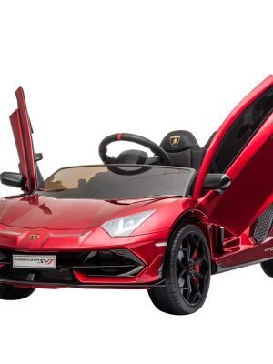 Auto a Batería LICENCIADO LAMBORGHINI «VENENO» Red