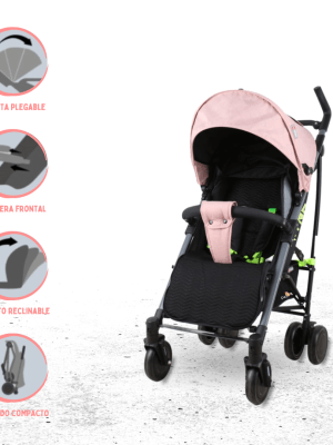 Coche Bastón Deportivo para Bebé BABYGO «NITRO» Blue