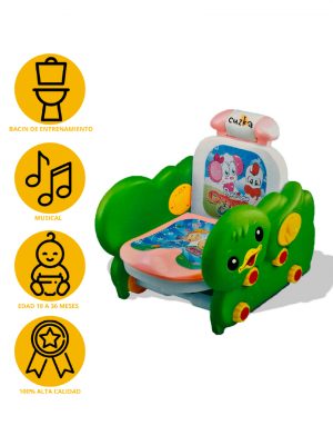 Bacinica con Asiento «DUCK» Green