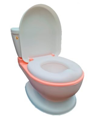 Bacín musical DOUX BEBE «INODORO» Pink