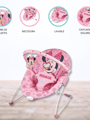 Silla Mecedora Vibrador Bouncer «MINNIE MOUSE»