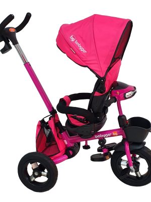 Triciclo Guiador BABY GO «PLEGA» Pink