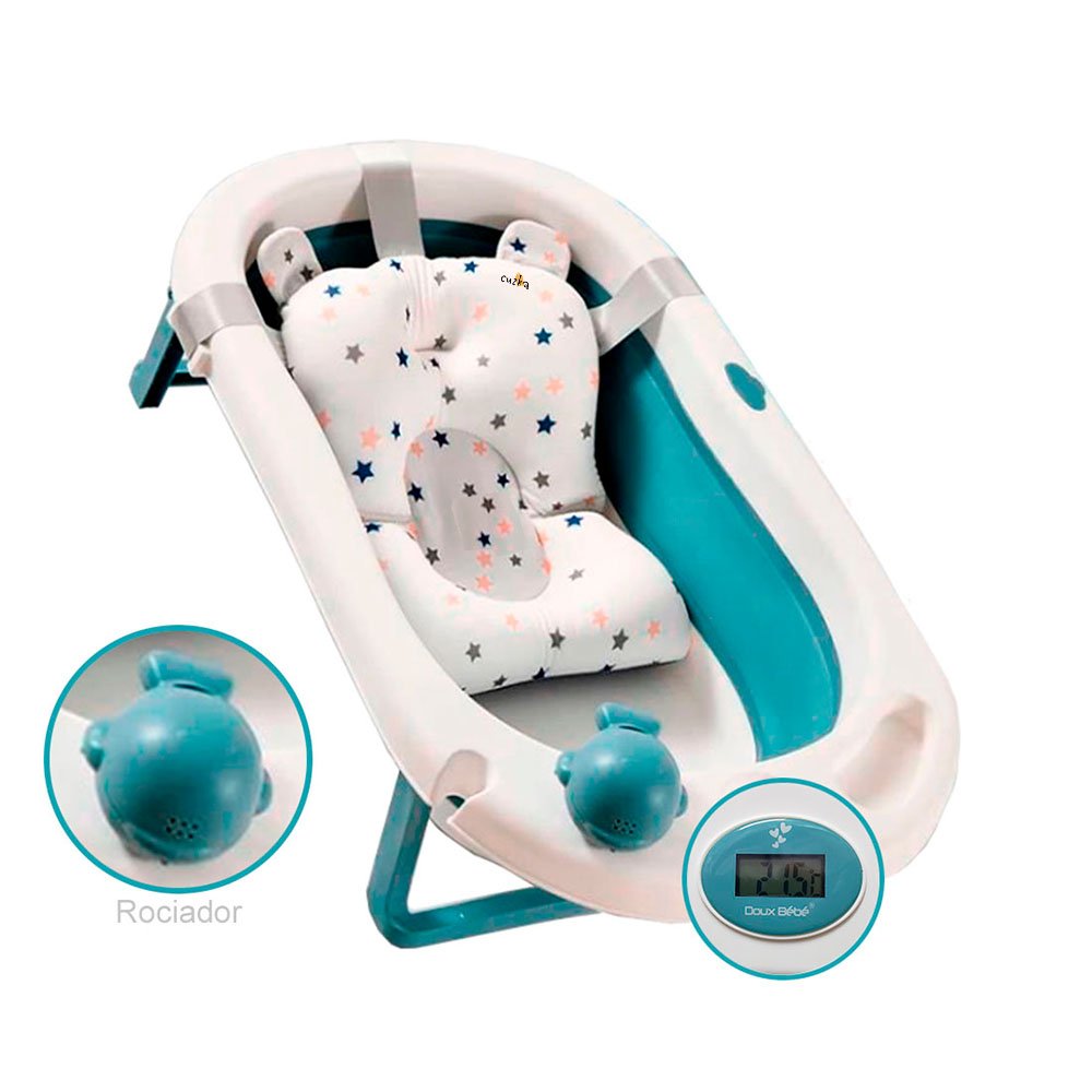 Tina de Baño Plegable Para Bebé «ROCIA» Light Blue - Imagen 2