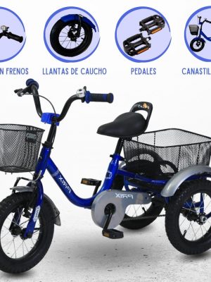 Triciclo Chavo con Cadena BABYGO «CADENA» Blue