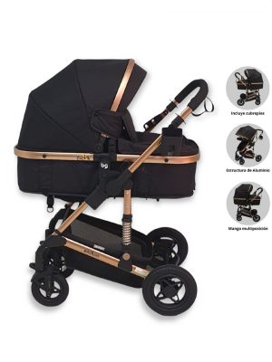 Coche Moisés Deportivo BABY GO «ENDURO» Black