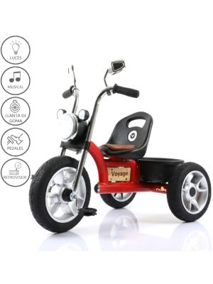 Triciclo Musical VOYAGE «CHAVITO» Red