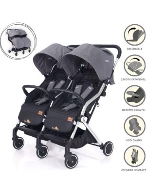 Coche Mellicero EBABY «BE PARTNER» Red