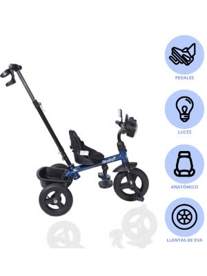 Triciclo Chavo para Niños EBABY «BROSE» Blue