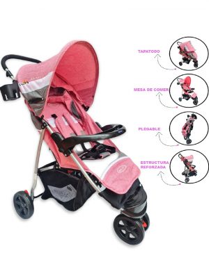 Coche de Paseo Deportivo BABY KITS «TRIO» Khaki