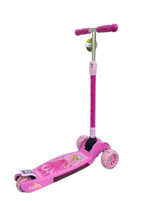 Scooter Plegable de Aluminio «CAR» Pink