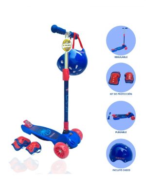 Scooter Plegable de Aluminio «CAR» Blue