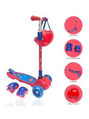 Scooter Plegable de Aluminio «CAR» Red