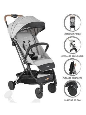 Coche de Paseo INFANTI «TERRAIN» Gray