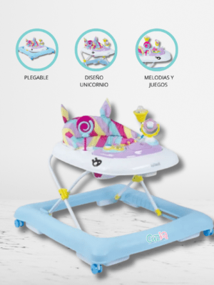 Andador Musical para Bebé INFANTI «UNICORNIO» Purple