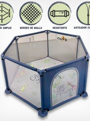 Corral Desarmable INFANTI «CARE YOUR PLANER» Gray