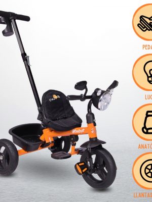 Triciclo Chavo para Niños EBABY «BROSE» Orange