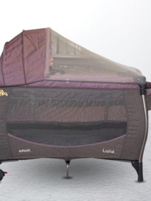 Cuna Corral INFANTI «LUNA ZIGZAG» Pink