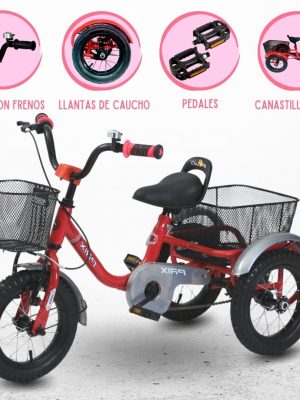 Triciclo Chavo con Cadena BABYGO «CADENA» Pink