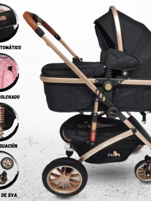 Coche Deportivo Moisés para Bebé BABY HAPPY «MONACO» Beige