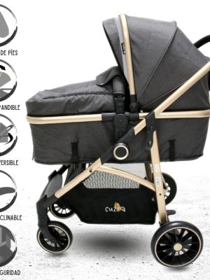 Coche Deportivo Moisés EBABY «CARRI DELUXE» Black