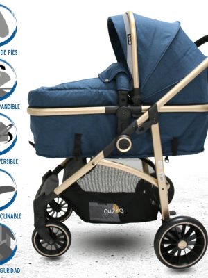 Coche Deportivo Moisés EBABY «CARRI DELUXE» Blue