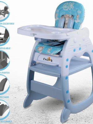 Silla Carpeta 3 en 1 para Bebé CONFORT KID’S «GATO» Light Blue