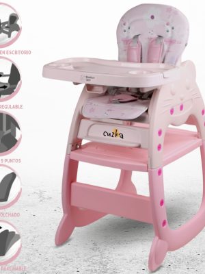 Silla Carpeta 3 en 1 Confort Kids «GATO» Dark Pink