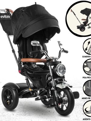 Triciclo Reclinable EVEZO «CHOPPER» Black