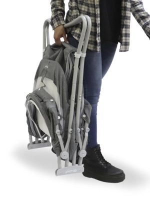 Cuna Portátil Plegable Para Bebé EBABY «DOLLY» Beige