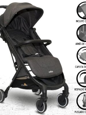 Coche de Paseo Maleta EVEZO «VOIM» Black
