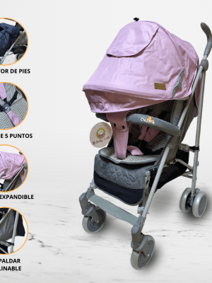 Coche Bastón BABY CRAFT «EVO» Pink
