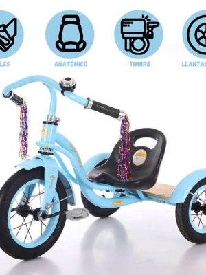 Triciclo Chavo DOUX BEBE «CURVA» Light Blue