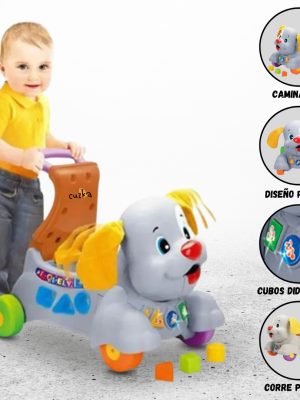 Correpasillo Caminador 3 en 1 «DOG» Gray