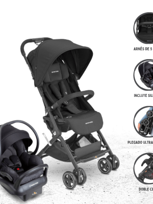Coche Travel System MAXI COSI «LARA 2 ESSENTIAL» Black