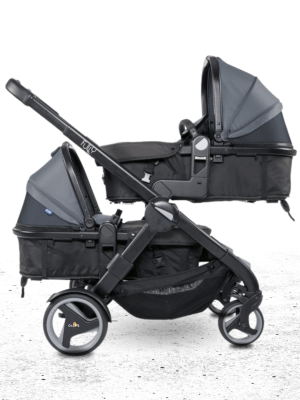 Coche Mellicero para Bebé CHICCO «FULLY TWIN STONE» Black