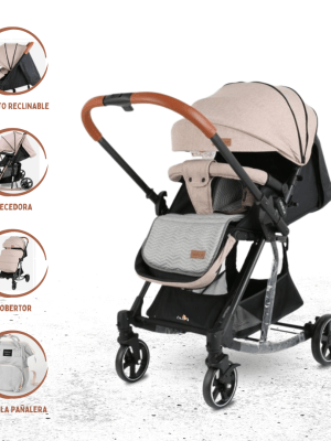 Coche Mecedora reversible BABY CRAFT «VENECIA» Light Blue