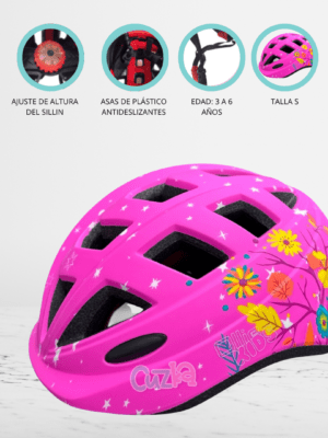 Casco Protector OLLIE «AERODINAMICO» Pink