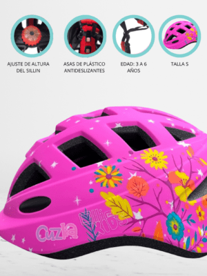 Casco Protector OLLIE «AERODINAMICO» Pink