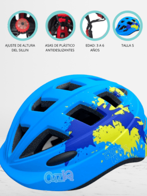 Casco Protector OLLIE «AERODINAMICO» Blue