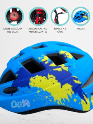 Casco Protector OLLIE «AERODINAMICO» Blue