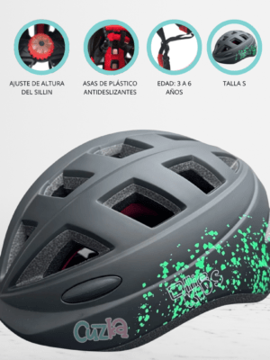 Casco Protector OLLIE «AERODINAMICO» Black