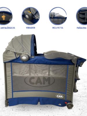 Cuna Corral Pack and Play BABY CAM « TOURYNG» Blue
