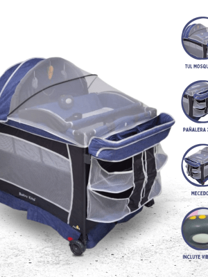 Cuna Corral Pack and Play BABY KITS «VERONA «Blue
