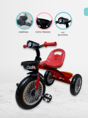 Triciclo Chavo DOUX BEBE «TRIKE II» Red