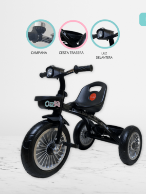 Triciclo Chavo DOUX BEBE «TRIKE II» Black