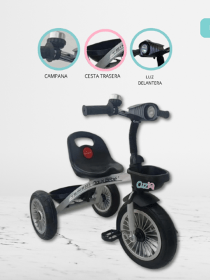 Triciclo Chavo DOUX BEBE «TRIKE II» Gray