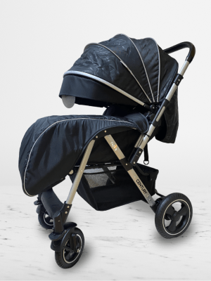 Coche Cuna Reversible para Bebé BABY HAPPY «CENTURY» Black