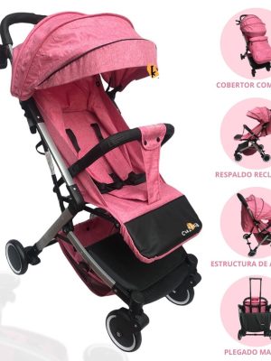 Coche Maleta para Bebé «ARIA» Pink
