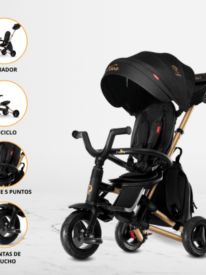 Triciclo Guiador Plegable para Niños «NOVA» Golden