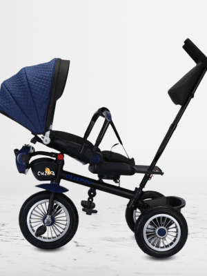 Triciclo Guiador para Niños «KATAR» Blue